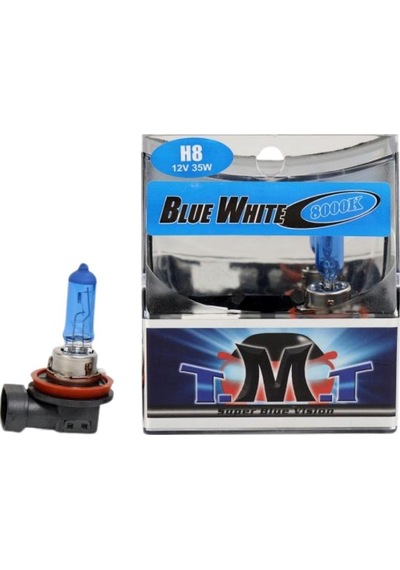T.m.t 12v H8 Ampul 35w 8000k Beyaz Işık Korea 2 Ad