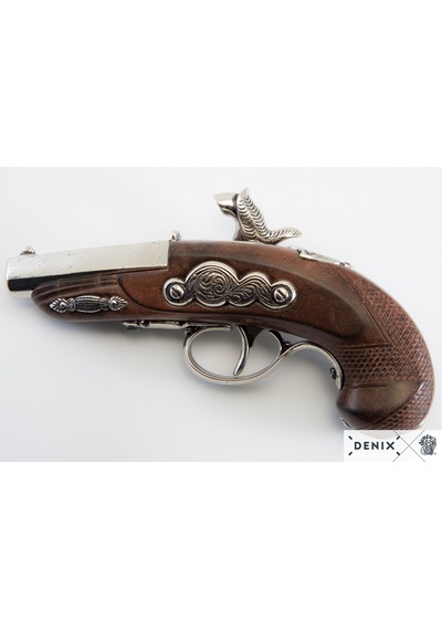 Denix Usa 1862 Deringers Pistol 20cm Koleksiyon Obje