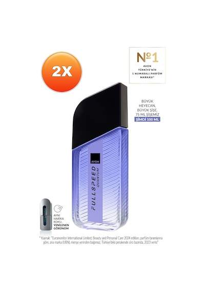 Full Speed Quantum Erkek Parfüm Edt 100ml İkili Paket Odunsu
