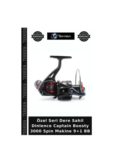 Özel Seri Dere Sahil Dinlence Captain Boosty 3000 Spin Makine 9+1 Bb Standart