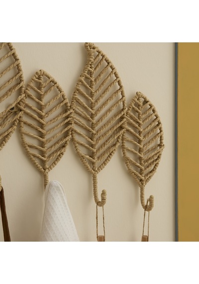 Karaca Home Leaf Dekoratif Duvar Askısı Kahverengi