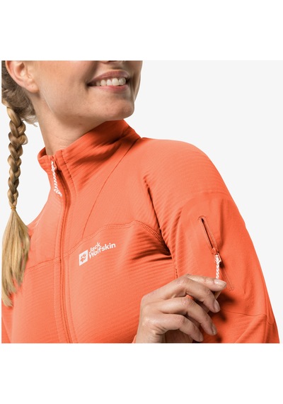 Jack Wolfskin Prelight Fz Kadın Turuncu Eşofman Üstü - 1710981 Turuncu