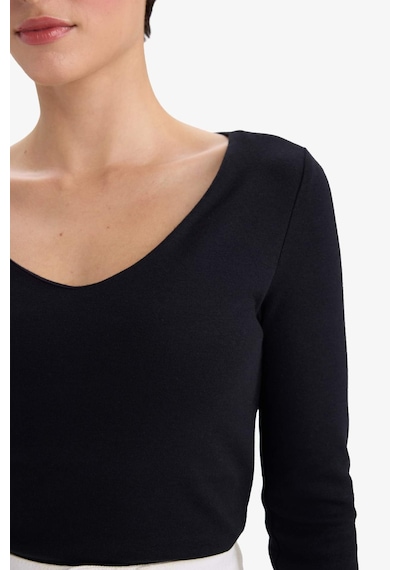 Defacto Slim Fit Dar Kesim Basic Düz Modal Uzun Kollu Tişört F7153ax25aubk81 SIYAH Defacto Slim Fit Dar Kesim Basic Düz Modal Uzun Kollu Tişört F7153ax25aubk81 SIYAH