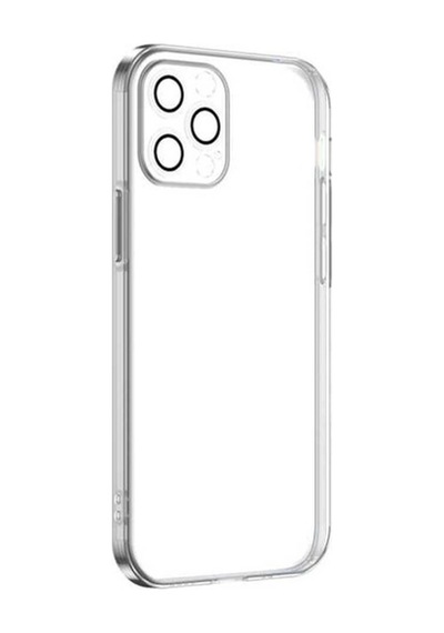 Apple Uyumlu iPhone 12 Pro Kılıf Zore Krep Kapak Renksiz