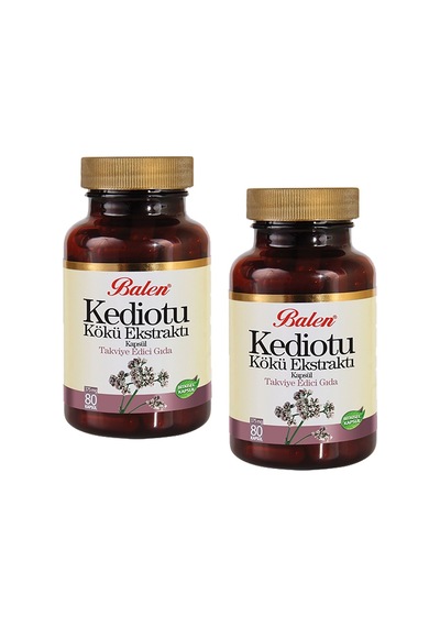 2 Adet - Balen Kediotu Kökü Ekstraktı Kapsül - 80 X 375 MG