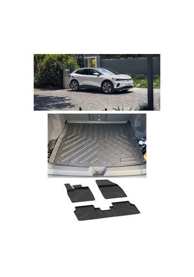 Sahler Volkswagen Id.4 2020 Ve Sonrası 4.5d Paspas 3d Rizline Üst Bagaj Havuzu