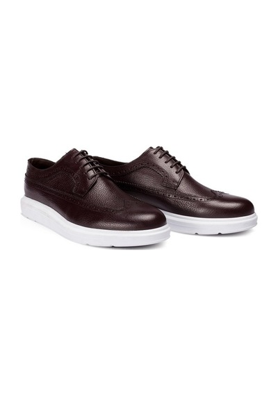 Deery Hakiki Deri Bordo Comfort Günlük Erkek Ayakkabı-Bordo (539861718) Bordo