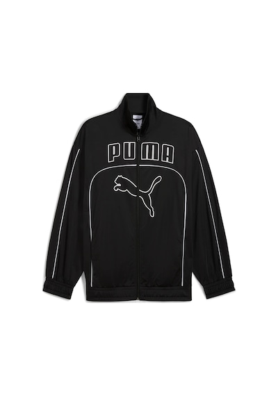 Future.puma.archıve Unısex Geniş Kesim Track Ceket 632082 01 Siyah