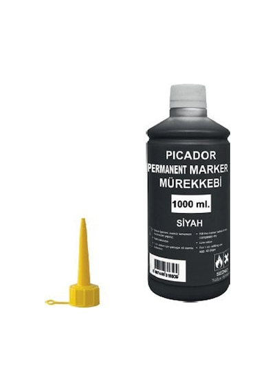 Picador Permanent Mürekkep Siyah 1 Kg