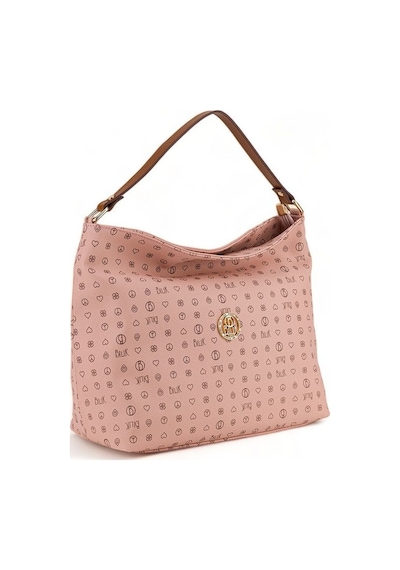 Bilik Deri Monogram Pembe/taba Kadın Omuz Çantası Nv 1003-mn Pembe - Taba