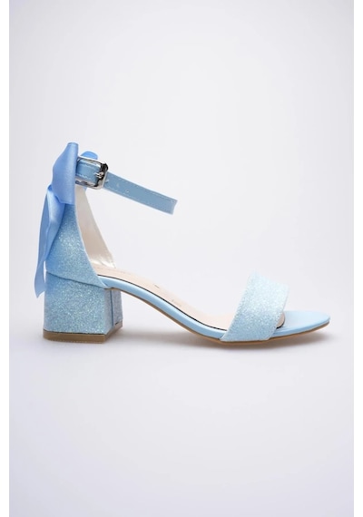 Nese Shoes Simli Kız Çocuk Topuklu Ayakkabı, Abiye Ayakkabı, Tek Bant, Yeni Sezon, Simli Mavi Nese Shoes Simli Kız Çocuk Topuklu Ayakkabı, Abiye Ayakkabı, Tek Bant, Yeni Sezon, Simli Mavi