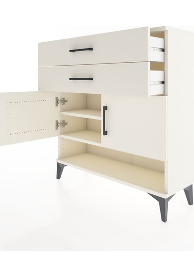 Arges Şifonyer 2 Raflı 2 Çekmeceli 2 Kapaklı 88x30x96 Aytaşı-... Aytaşı Arges Şifonyer 2 Raflı 2 Çekmeceli 2 Kapaklı 88x30x96 Aytaşı-... Aytaşı
