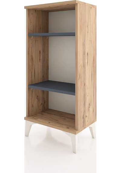 Arges Komodin 2 Raflı 44x30x96 Çam-antrasit Çam