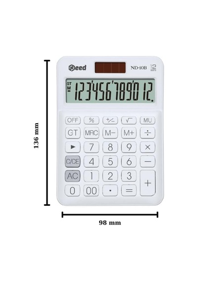 Need Nd-10b Beyaz Hesap Makinesi Genel