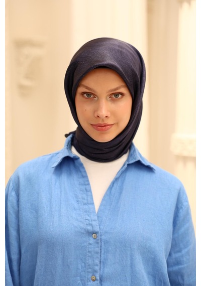 Silk Home Shiny Eşarp 75010-25 Lacivert, Lila