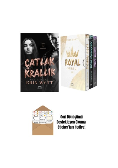 Düşmüş Vâris Royal Serisi 5. Kitap + Lekeli Taç Royal Serisi 4. Kitap