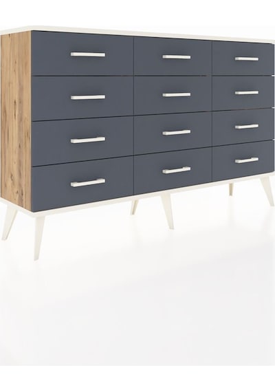 Arges Konsol 12 Çekmeceli 132x30x83 Çam-aytaşı/antrasit Aytaşı/antrasit Arges Konsol 12 Çekmeceli 132x30x83 Çam-aytaşı/antrasit Aytaşı/antrasit