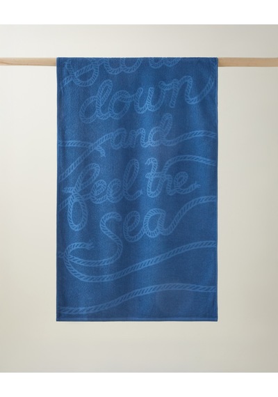 English Home Feel The Sea Pamuk Plaj Havlusu 70x140 Cm İndigo