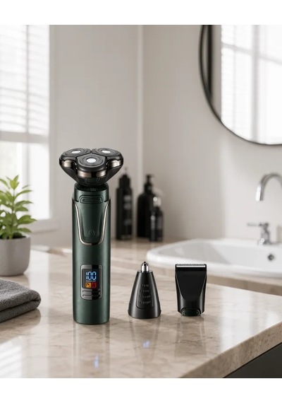 Astraltech Kuru Kullanımlı Erkek Tıraş Makinesi With Çift Başlık Sistemi