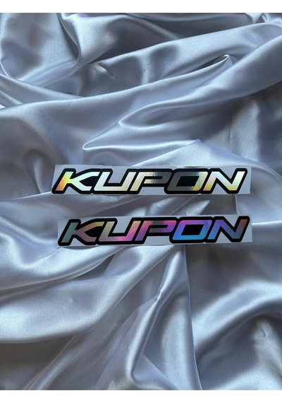 Kupon Hologram Sticker 2 Adet Oto Moto Aksesuar