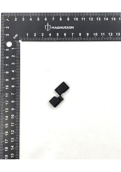5x10 Mm Deri Bileklik Kiliti Oval Mıknatıslı Kilit 5 Adet 5 X 10 Mm / Siyah
