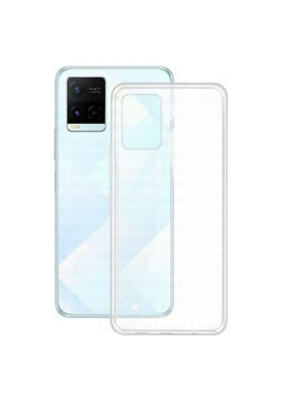 Vivo Y21s İle Uyumlu Kapak 1mm Süper Silikon Şeffaf Kılıf