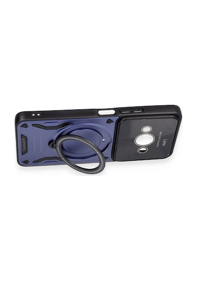 Xiaomi Poco C61 Uyumlu Kılıf Joy Lens Standlı Kapak - Kırmızı