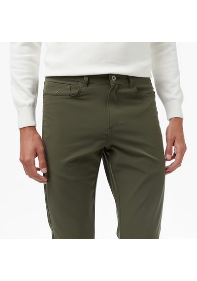 Nautica Erkek Yeşil Slim Fit Pantolon Düz P57123t Yeşil