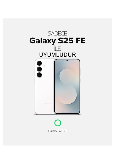 Samsung Galaxy S25 Fe Uyumlu Şeffaf Magsafe Kılıf Safe Şeffaf