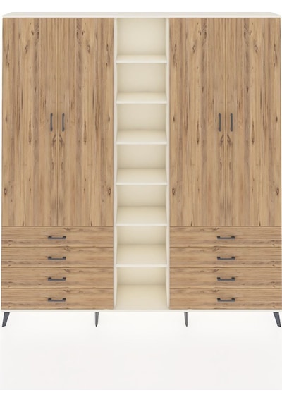Arges Dolap 10 Raflı 8 Çekmeceli 2 Askılı 220x30x243 Aytaşı-çam/çam Atlas Çam/atlas Çam Arges Dolap 10 Raflı 8 Çekmeceli 2 Askılı 220x30x243 Aytaşı-çam/çam Atlas Çam/atlas Çam