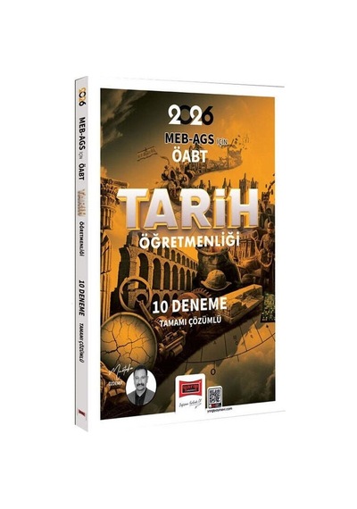 Yargı 2026 Öabt Meb-ags Tarih Öğretmenliği 10 Deneme Çözümlü - Mustafa Özdemir Yargı Yayınları