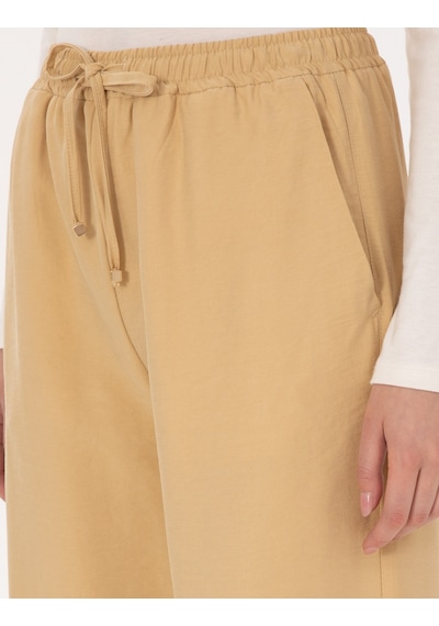 Pierre Cardin Kadın Kum Pantolon Kanvas-chino 50318198-vr085 Kum