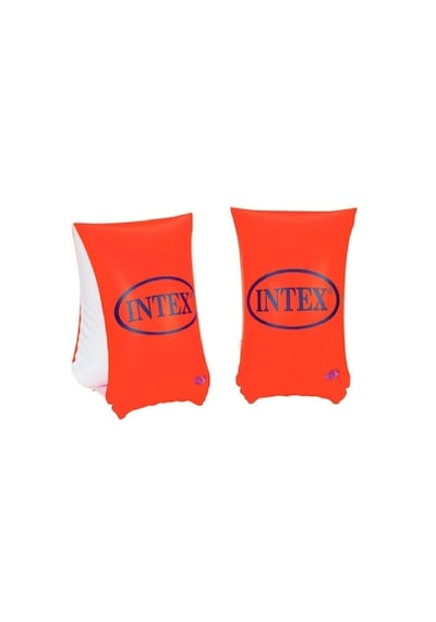 İntex Turuncu Kolluk 30x15 Cm 6-12 Yaş Havuz Deniz Şişme Kare Kolluk Bü Turuncu