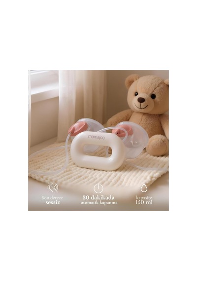 Kybele Giyilebilir Çiftli Göğüs Pompası 150 Ml 9 Kademe Ayarı