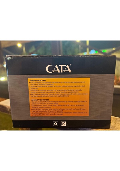 Tr Ct-8437 İstanbul Şarjlı Masa Lambası Dokunmatik Tek Anahtar İle 3 Renk Yapma Genel