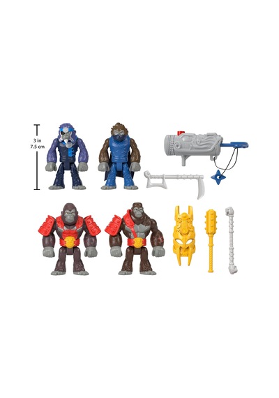 Imaginext Goril Komutan Maymun Ordusuna Karşı Aksiyon Figürü Seti