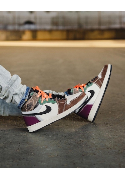 Nike Air Jordan 1 Retro High Og Dh3097-001 Erkek Spor Ayakkabısı Çok Renkli