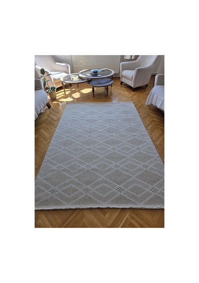 Badelya Home Lara 05 Bej/krem Sisal İskandinav Extra Yumuşak Özel Kesim Kolay Temizlenen Salon Koridor Halısı 05-bej/krem