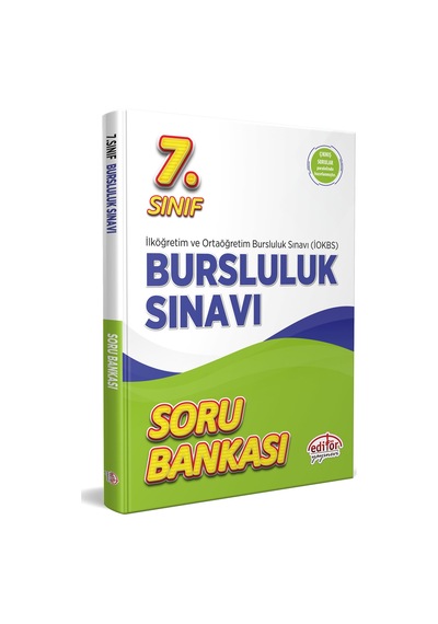7. Sınıf Bursluluk Sınavı Soru Bankası Editör Yayınları