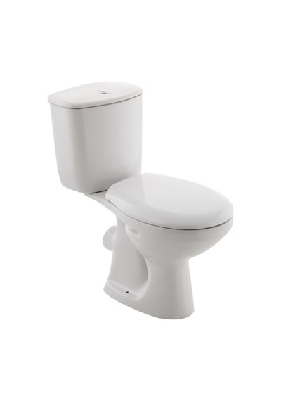 Kale Ida Arkadan Çıkışlı Duvara Sıfır Klozet + Klozet Kapağı + Rezervuar Beyaz