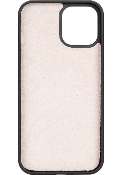 Plm Apple İphone 12 Pro Max Uyumlu Deri Cüzdanlı Kılıf Nu2 Pembe Acı Kahverengi