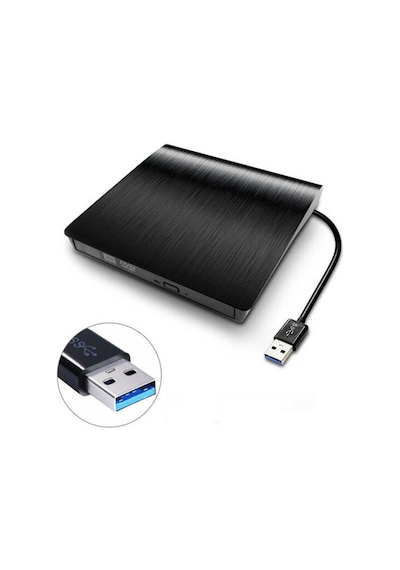 Usb 3.0 Sata Harici Kutu Dvd Rw 9.5 Mm External Boş Cd Dvd Kutusu