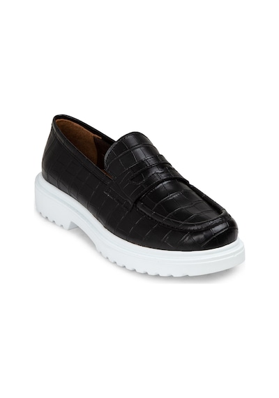 Deery Siyah Kadın Loafer Ayakkabı - 01903zsyhp03 Siyah