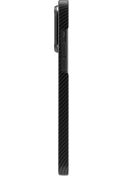 Apple Uyumlu iPhone 15 Pro Max Kılıf Magsafe Şarj Özellikli 600d Kevlar Karbon