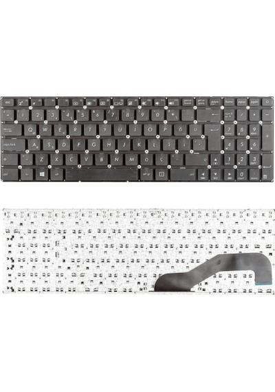 Asus Uyumlu X540Ub-Go355T X540Ub-Go356T Notebook Klavye Siyah Tr