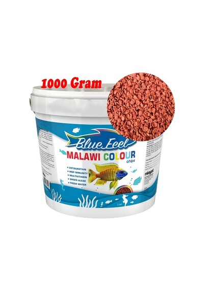 Blue Feel Malawi Colour Chips Balık Yemi 1 KG Kovadan Bölme