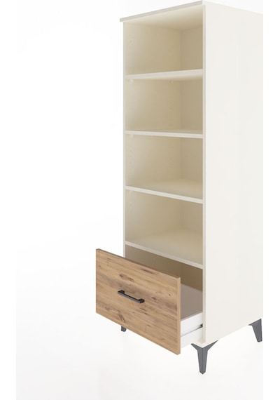 Hyperion Dolap 4 Raflı Tek Çekmeceli 60x44x163 Aytaşı-çam Aytaşı