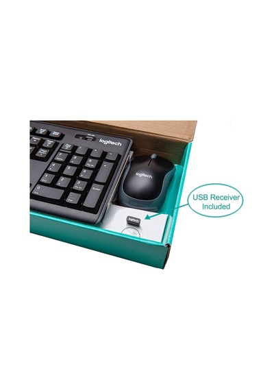 Mk270 Us Qwerty Combo Kablosuz Klavye Ve Fare Seti Siyah Diğer