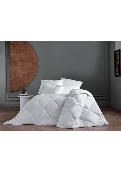 Doqu White Line Microfiber Yorgan Tek Kişilik