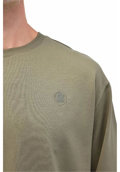 Lumberjack 6w Mb Sn75 C Neck Sw 6pr Hakı Erkek Sweatshirt 102696690 Yeşil